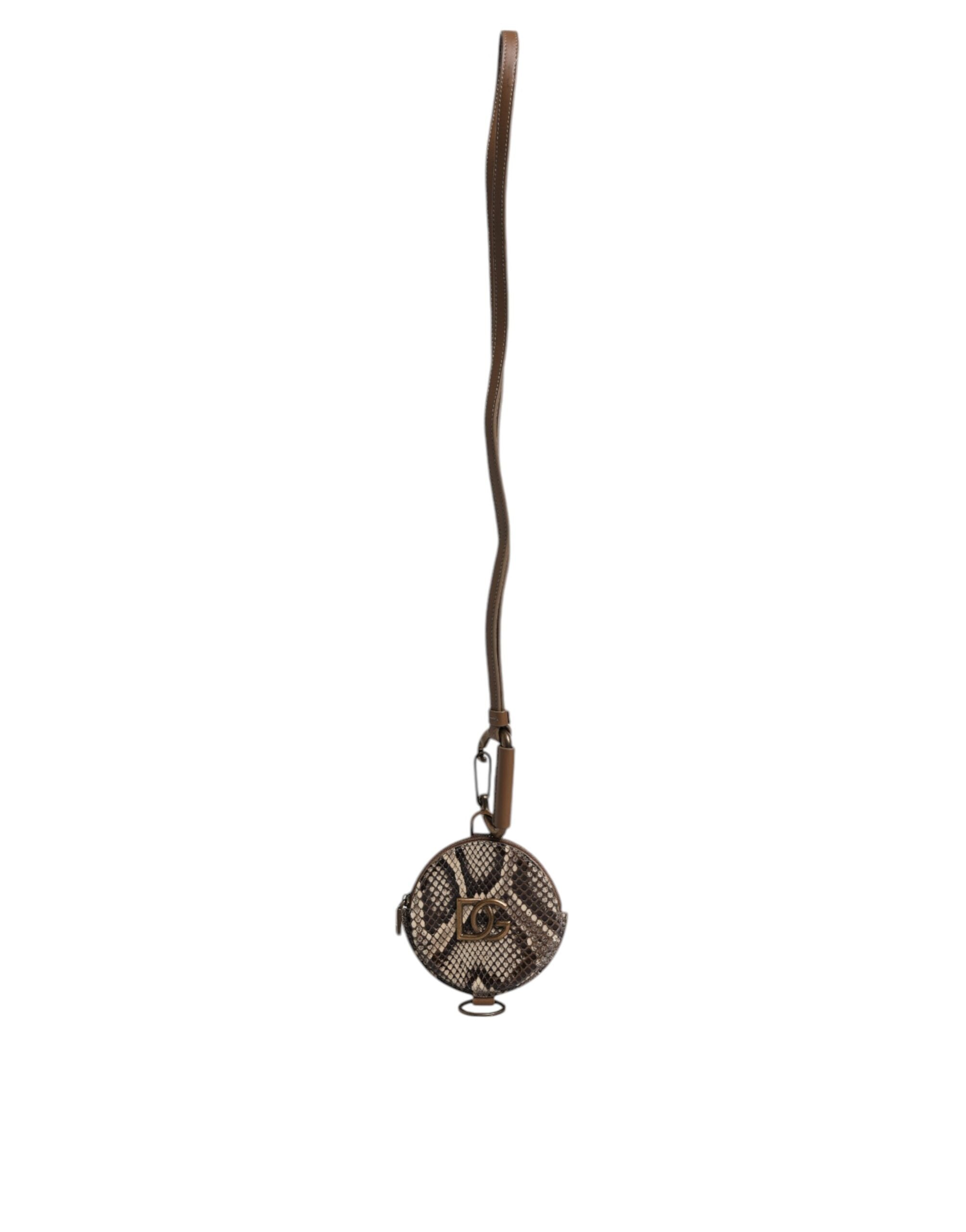 Porte-monnaie Dolce & Gabbana rond marron