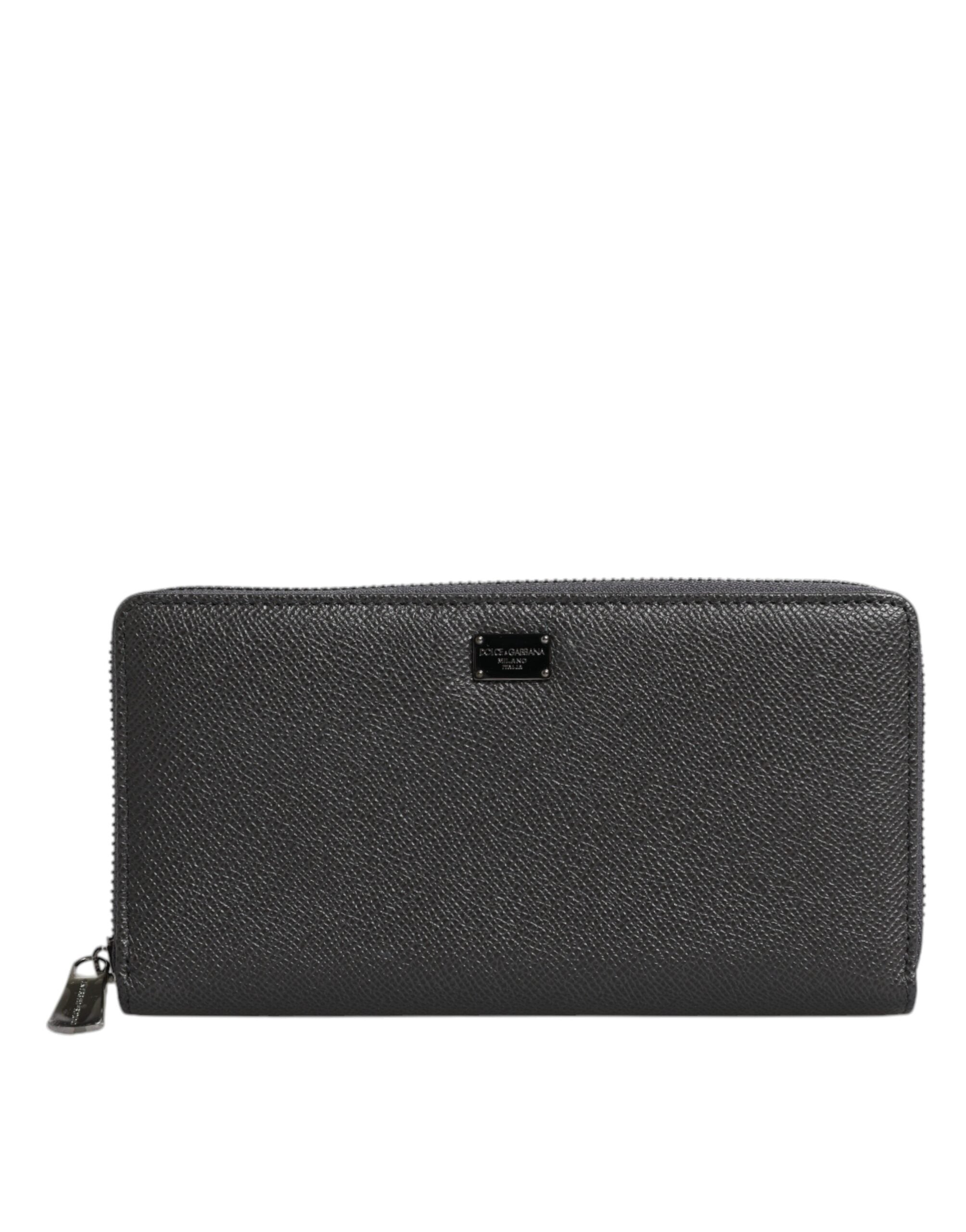 Portefeuille Dolce & Gabbana continental gris foncé