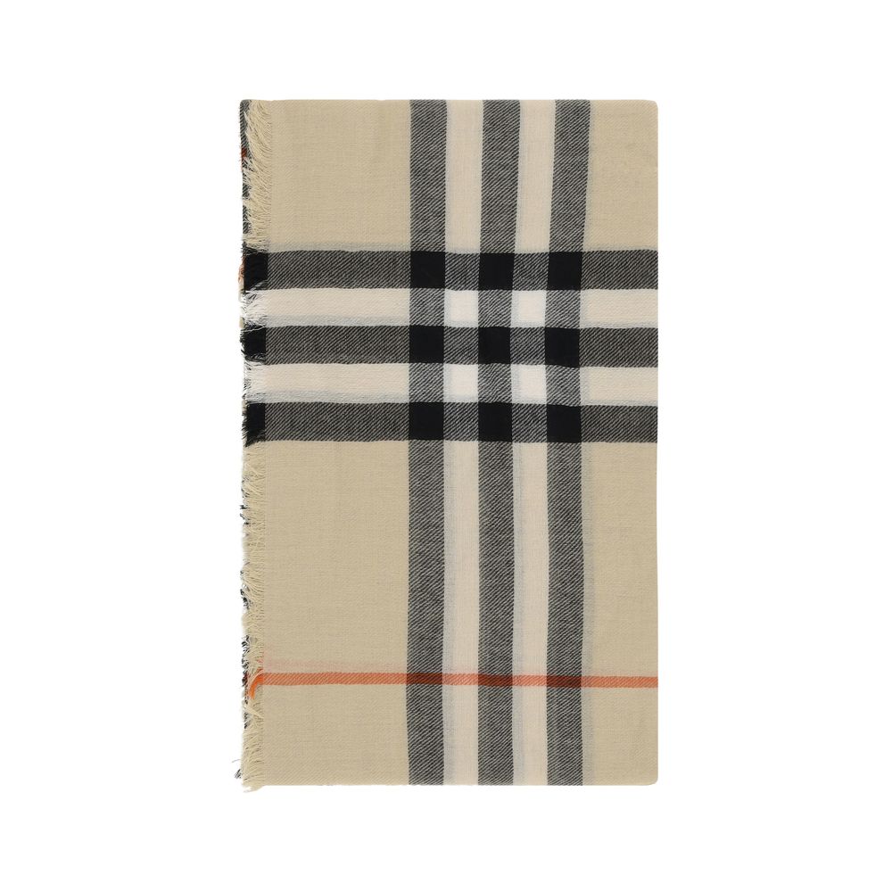Écharpe Burberry Archivio Check bleue