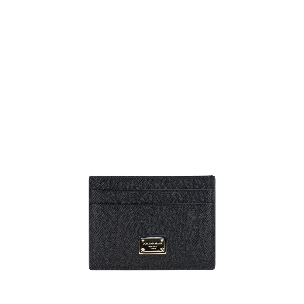 Porte-cartes Dolce&Gabbana en cuir noir