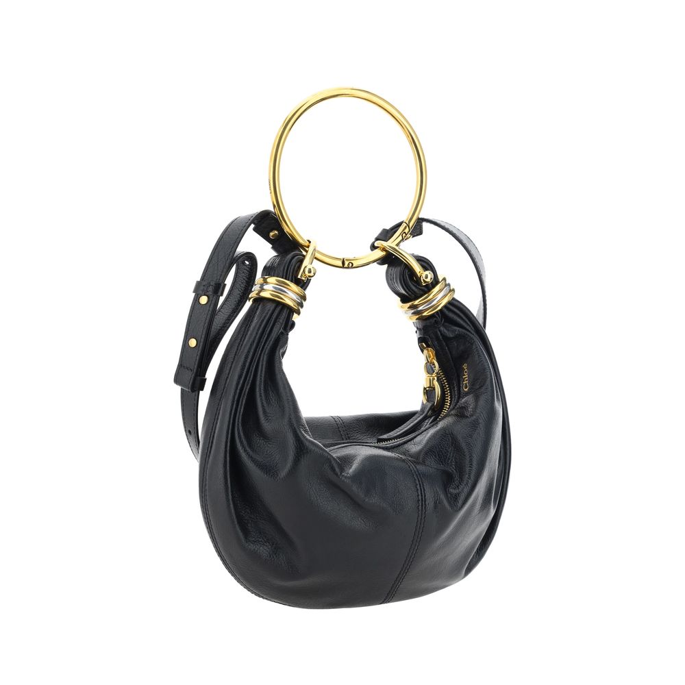 Sac à main Chloé Bracelet cuir noir