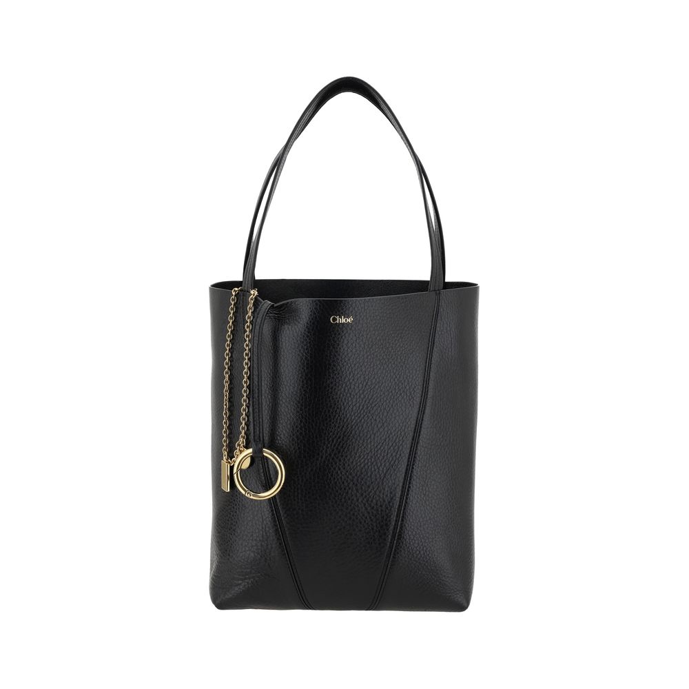 Sac épaule Chloé Spin beige