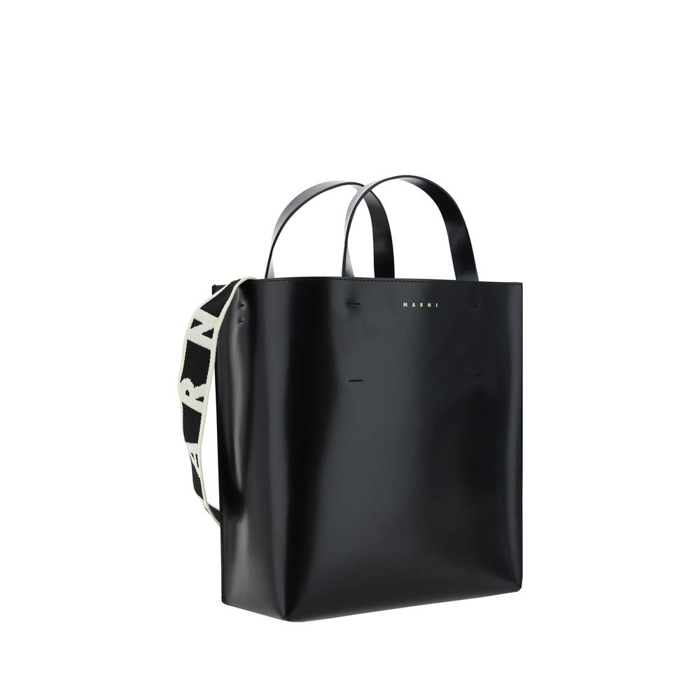 Sac Marni Museo en cuir noir