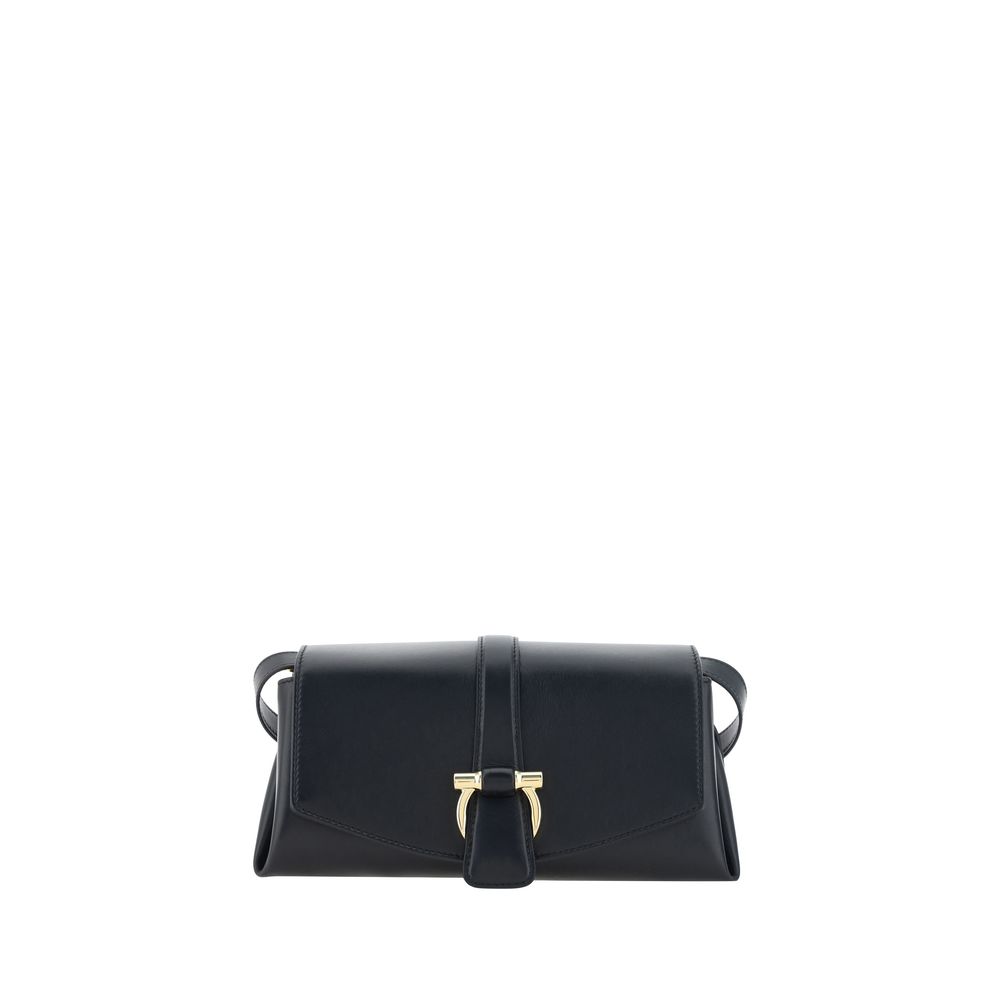 Sac porté épaule Ferragamo noir