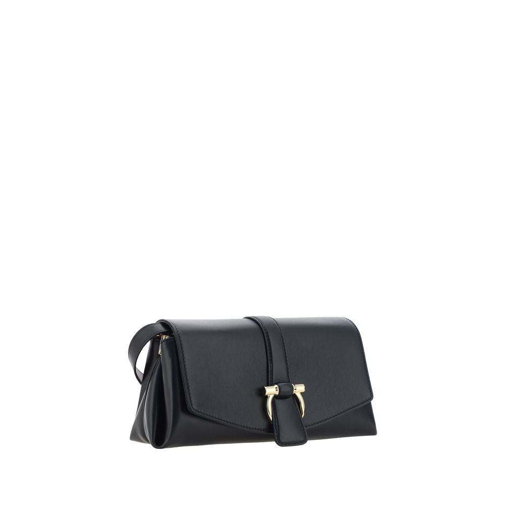Sac porté épaule Ferragamo noir