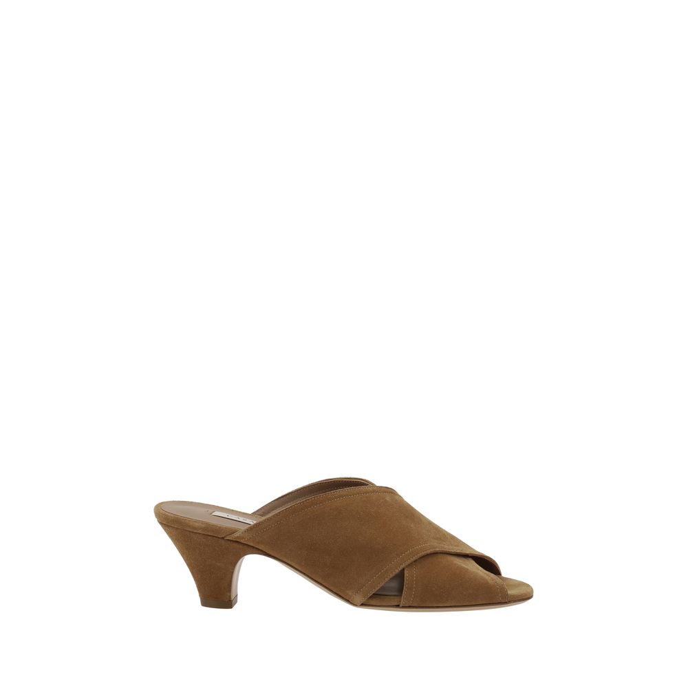 Sandales Casadei en cuir beige
