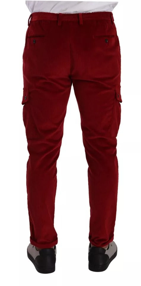 Pantalons Dolce & Gabbana cargo rouges