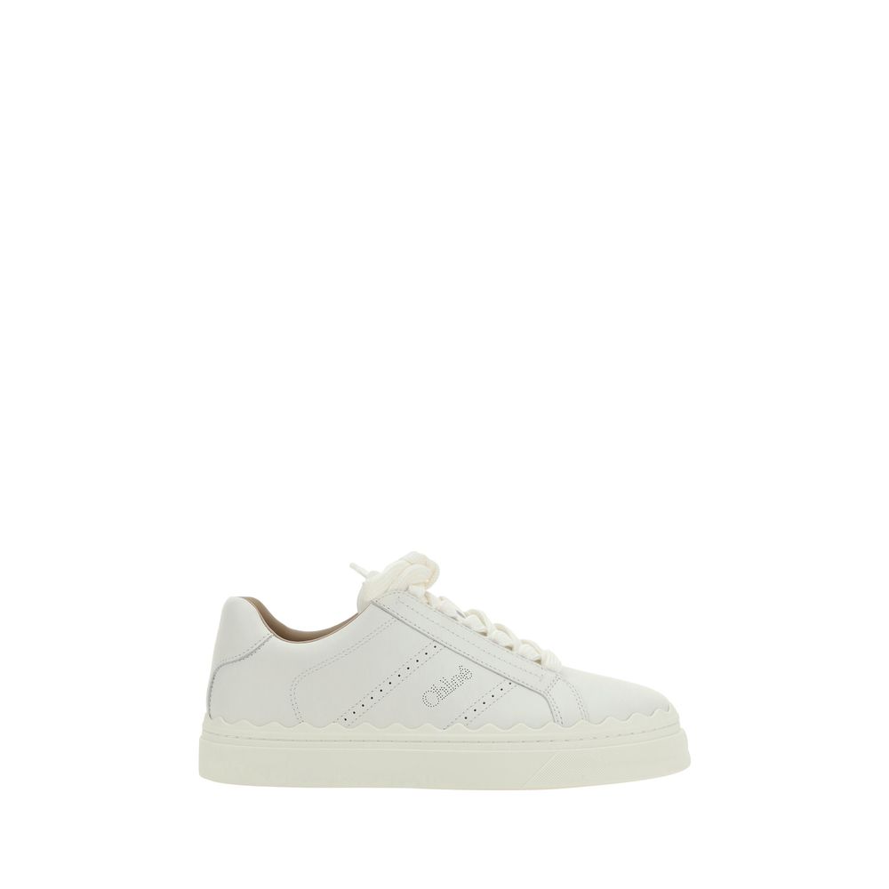 "Baskets Chloé Lauren blanches"