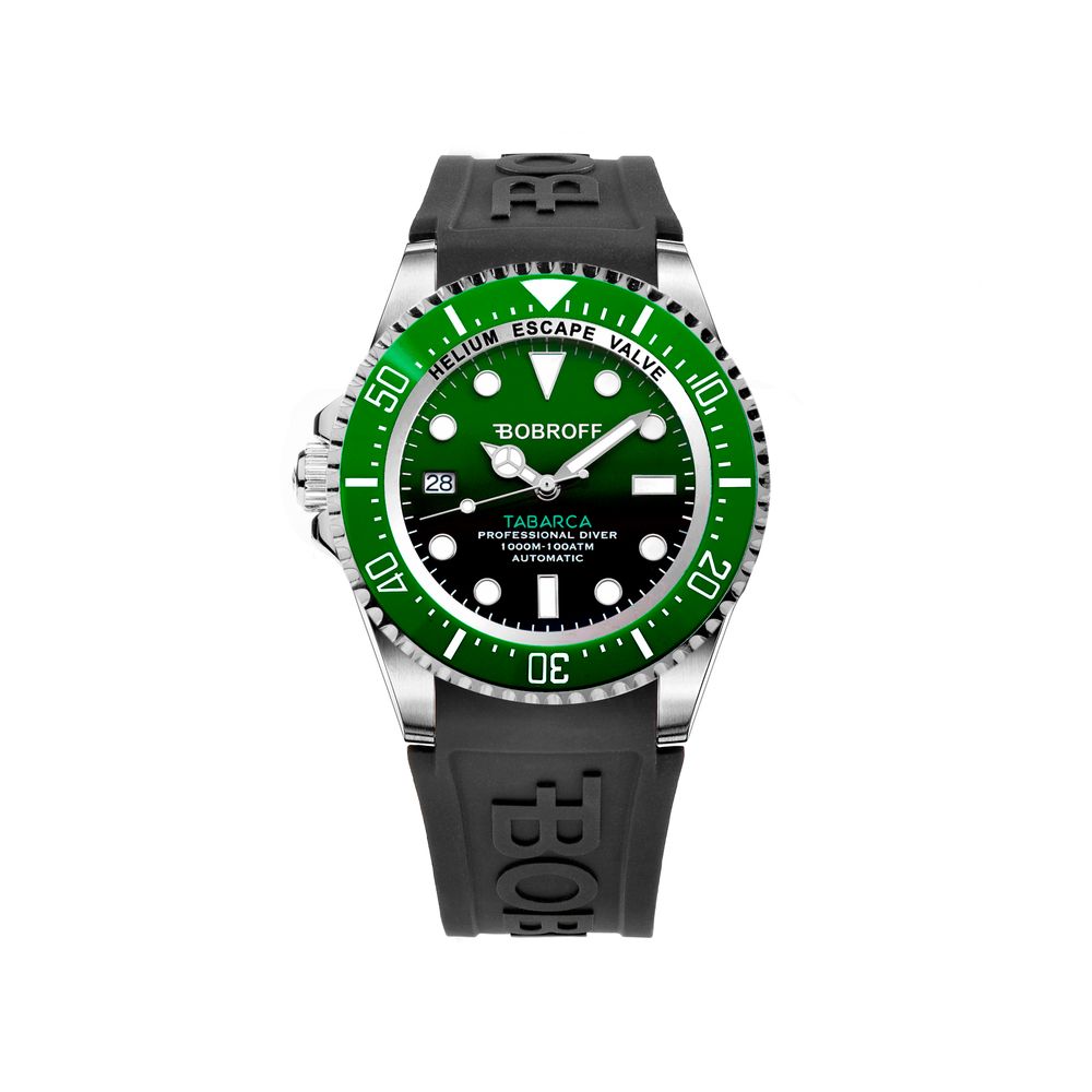 Montre automatique Tabarca verte noire