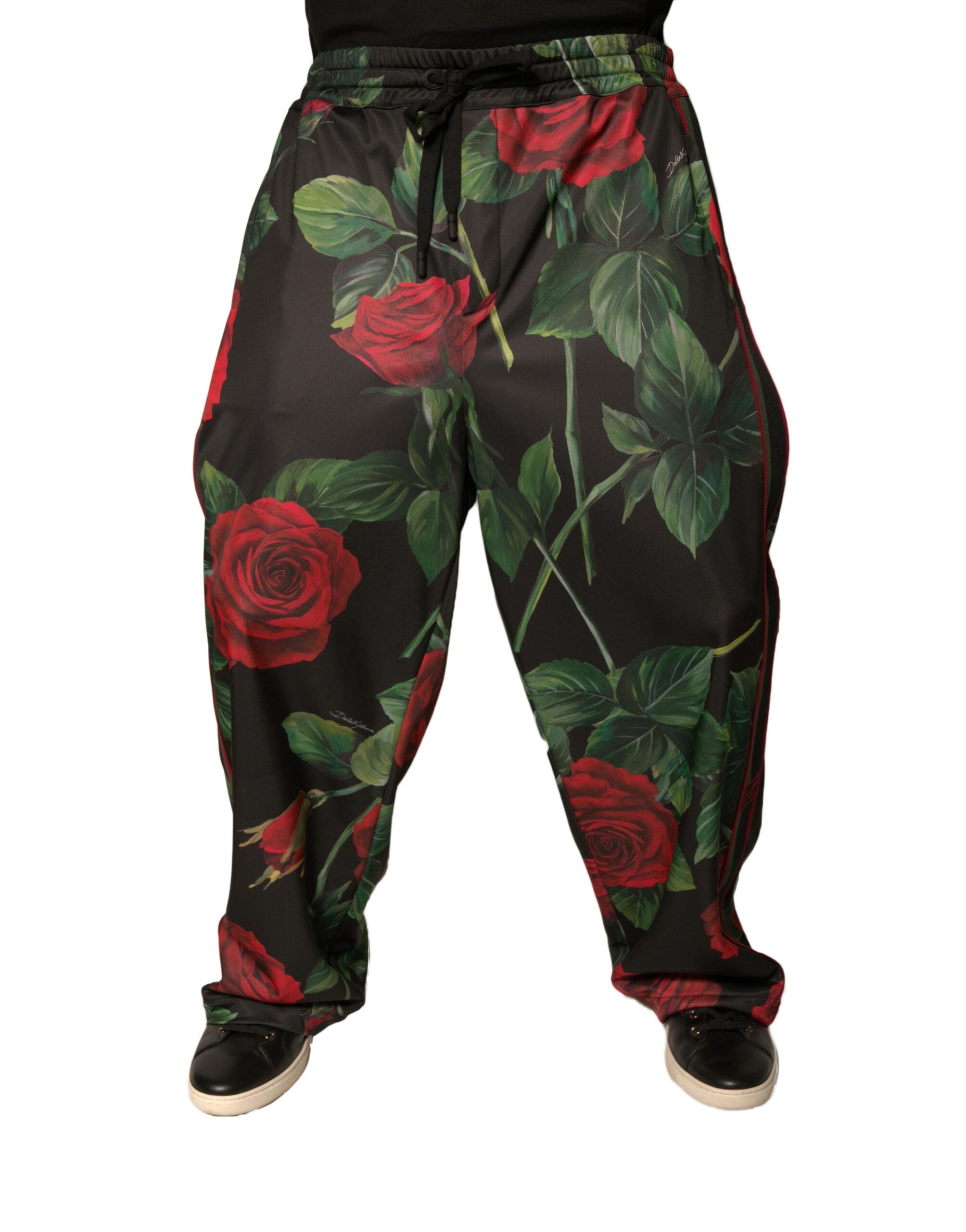 Jogger Dolce & Gabbana noir floral