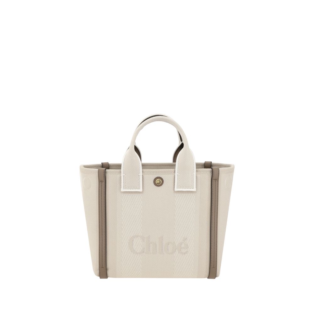 Tote bag Chloé Carry beige