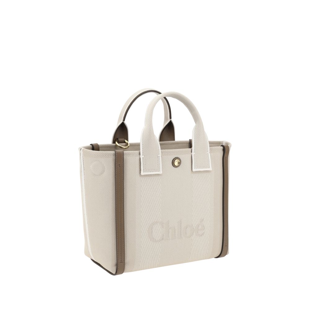 Tote bag Chloé Carry beige