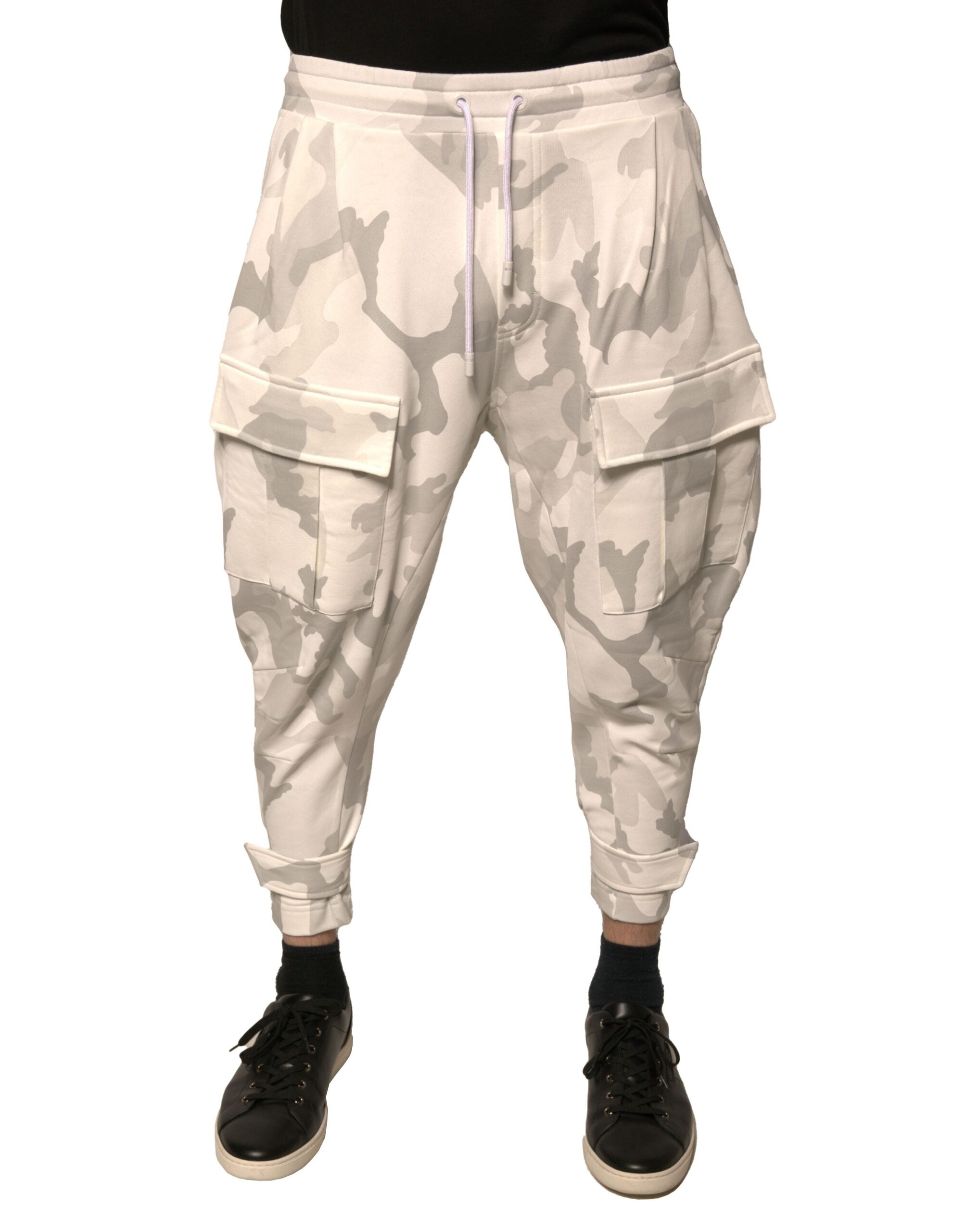 Pantalon cargo Dolce & Gabbana blancs