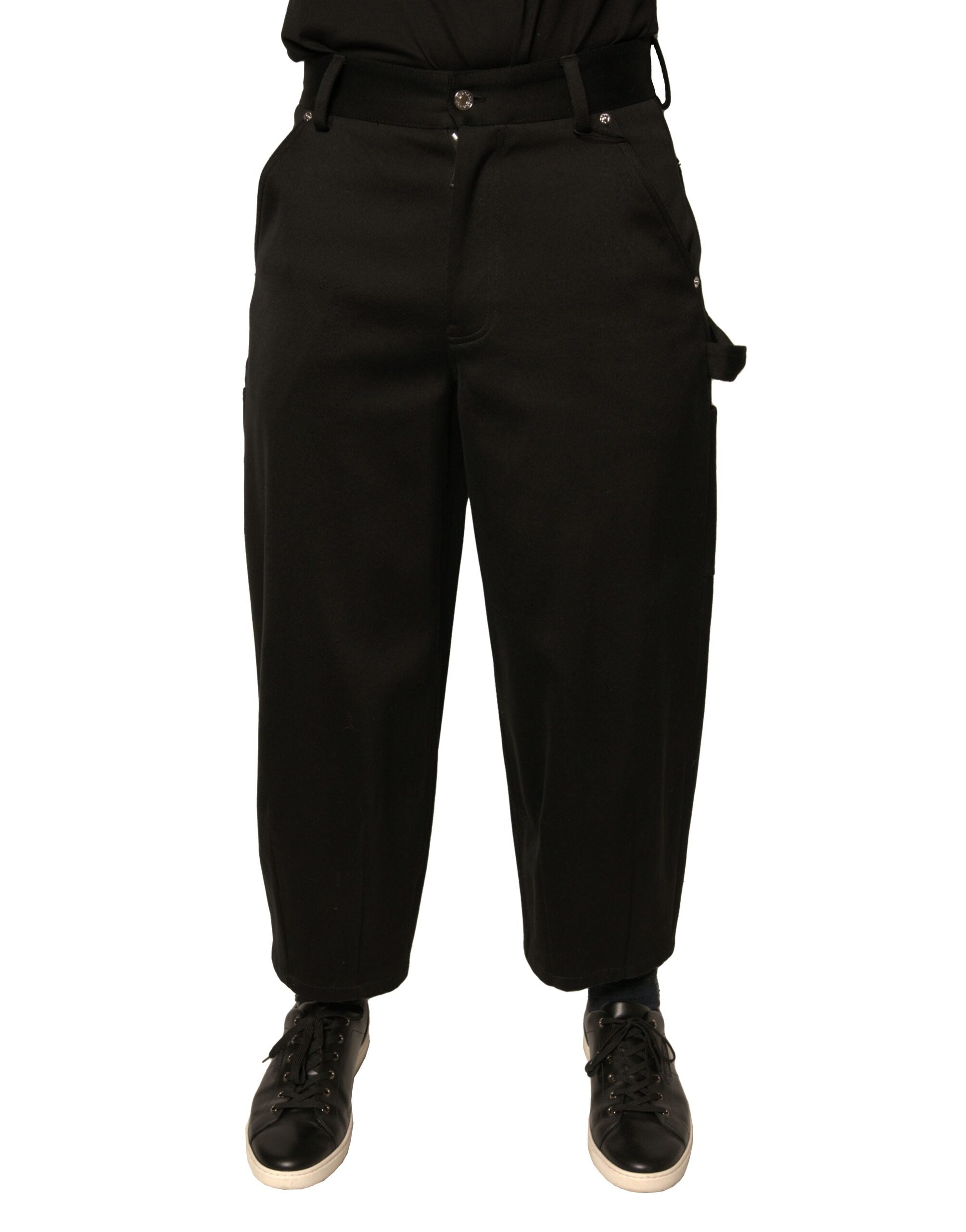 Pantalons DOLCE & GABBANA cropped noirs