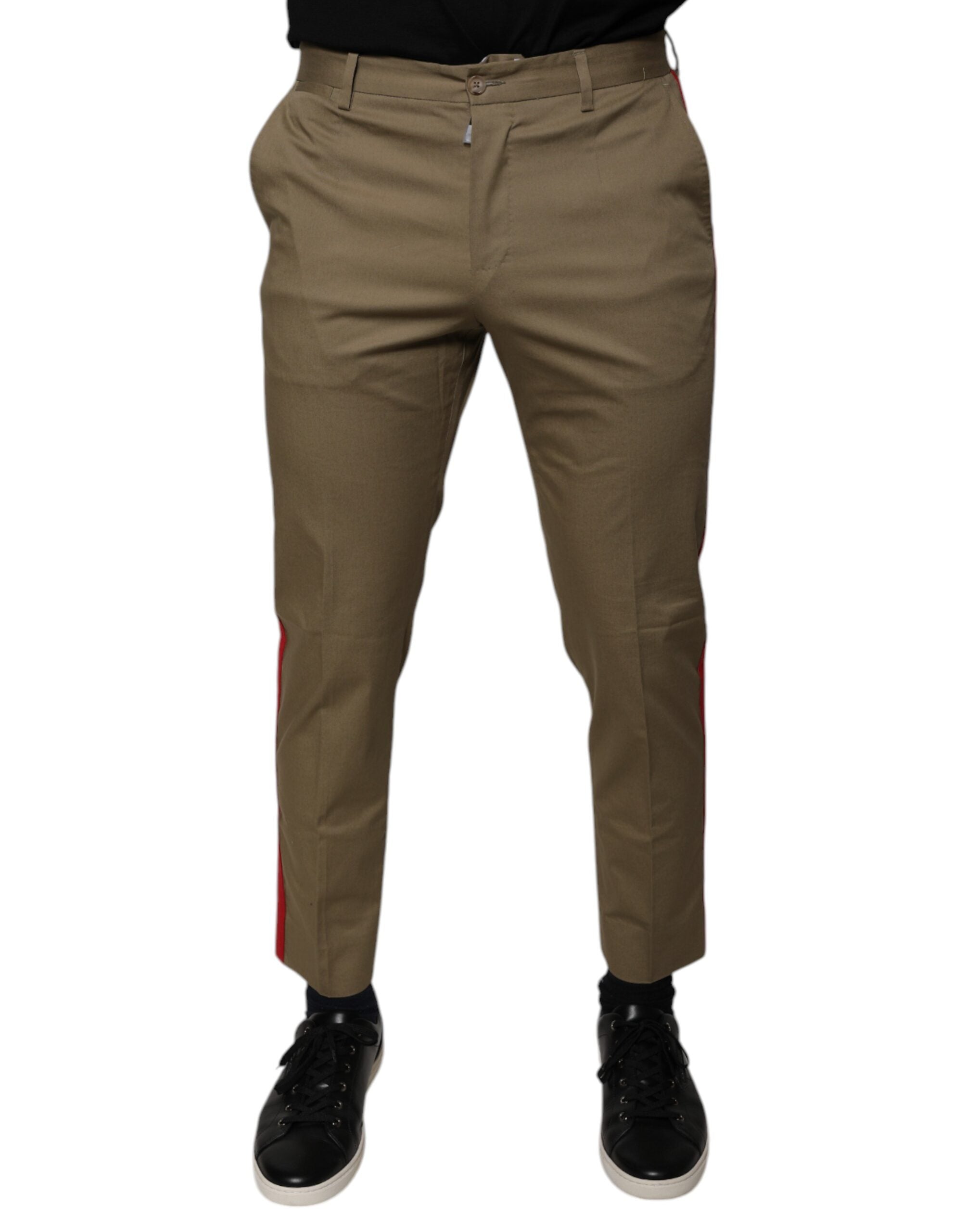 Pantalon Dolce & Gabbana tapered marron