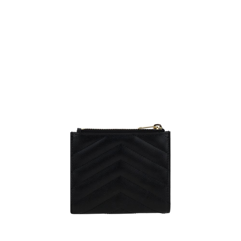 Portefeuille Saint Laurent noir