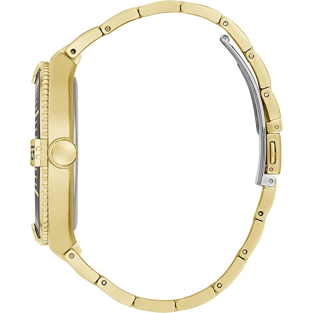 Montre Gold en acier inoxydable noire