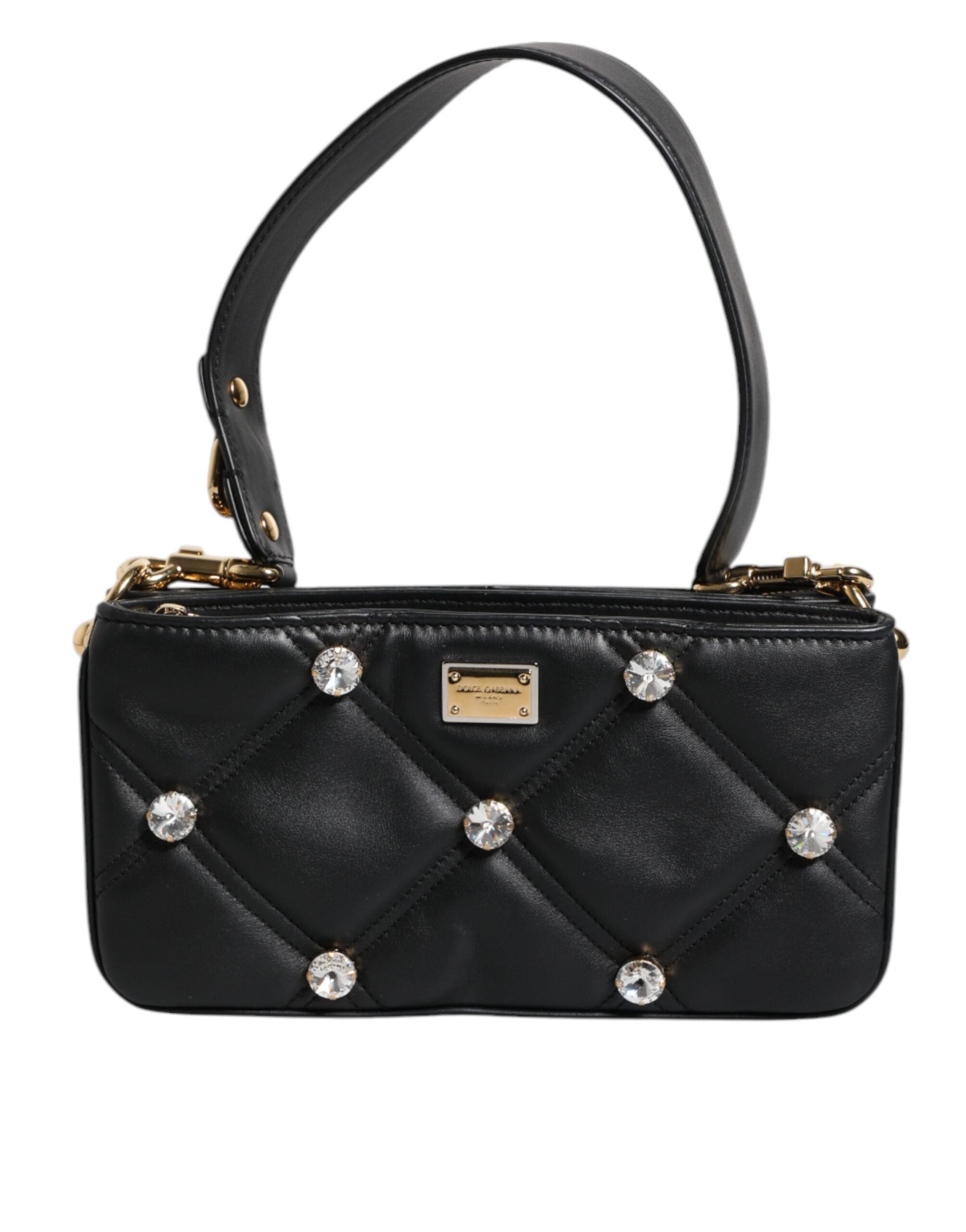 Sac d'épaule Dolce & Gabbana cuir noir