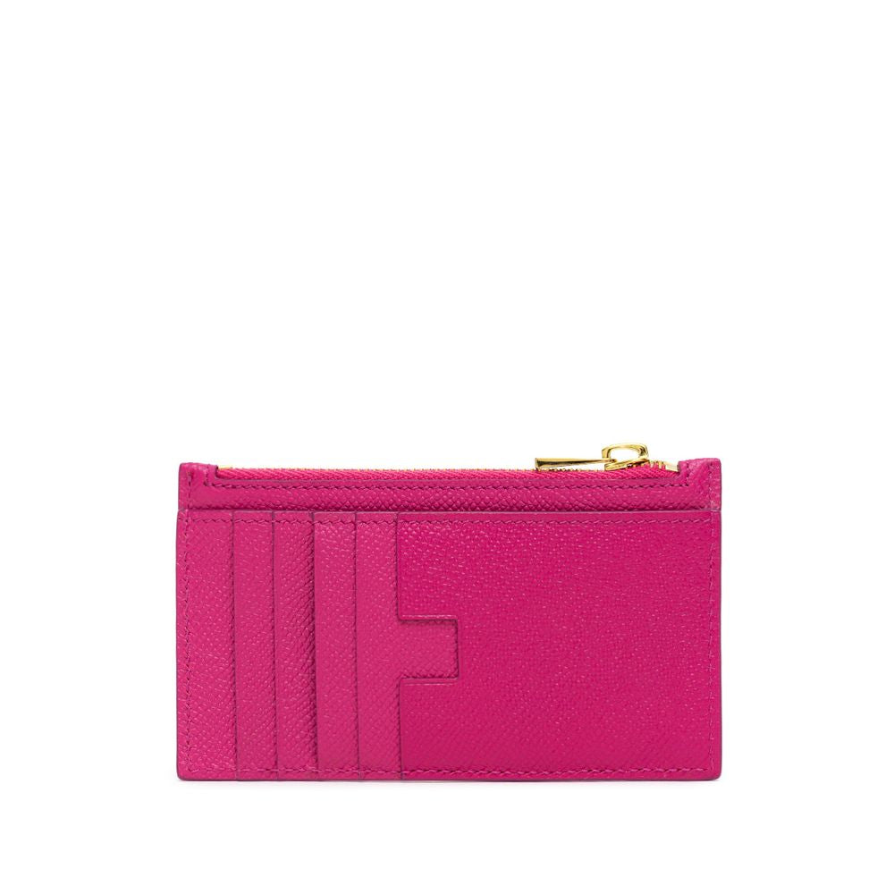 Porte-cartes Tom Ford fuchsia