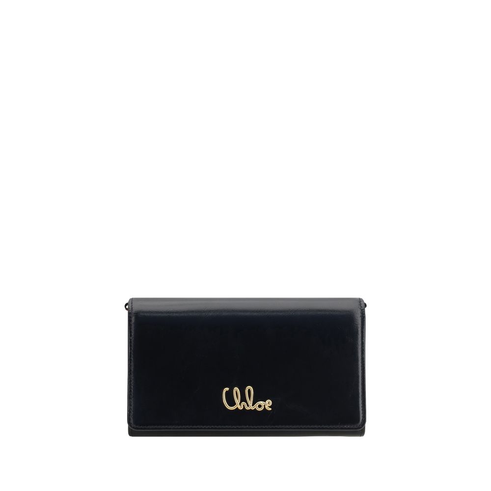 Pochette Chloé Iconic marron