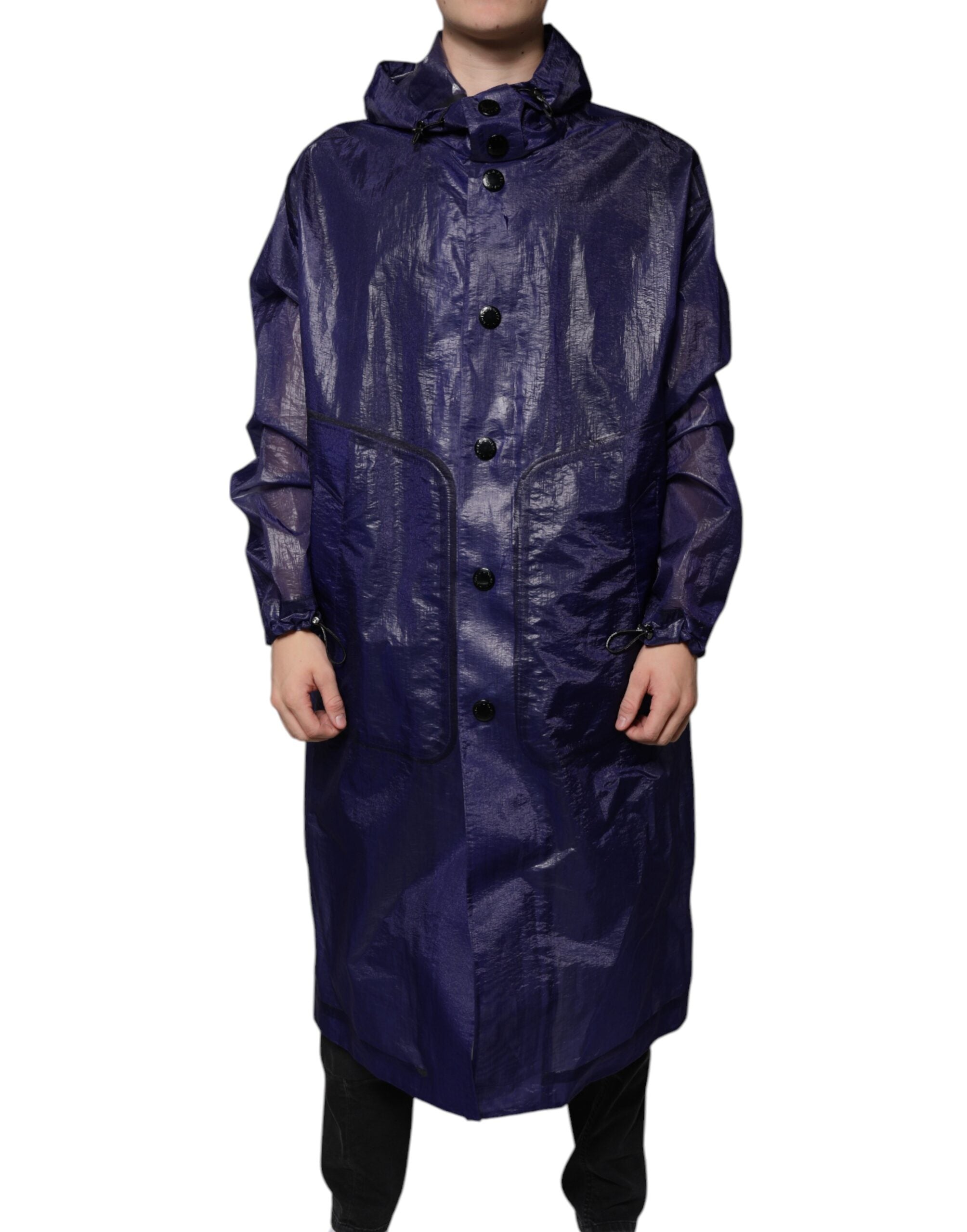 Imperméable Dolce & Gabbana capuche bleu