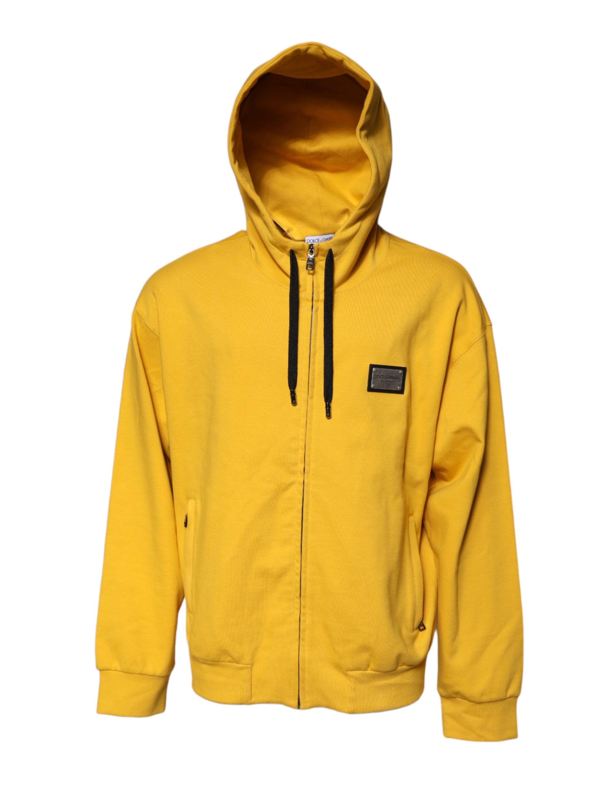 Sweat à capuche Dolce & Gabbana jaune foncé