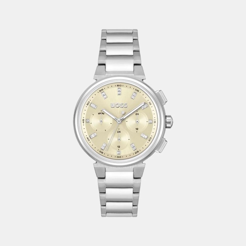 Montre acier inoxydable argentée