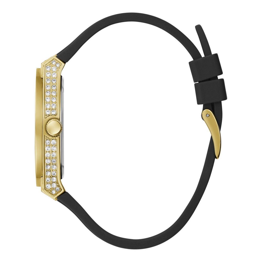 Montre Black Princess-DATE dorée