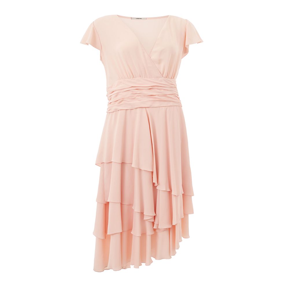 Robe Lardini en acetate rose