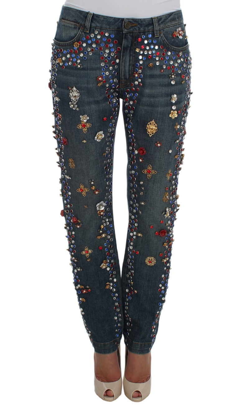Jeans Dolce & Gabbana boyfriend bleu clair