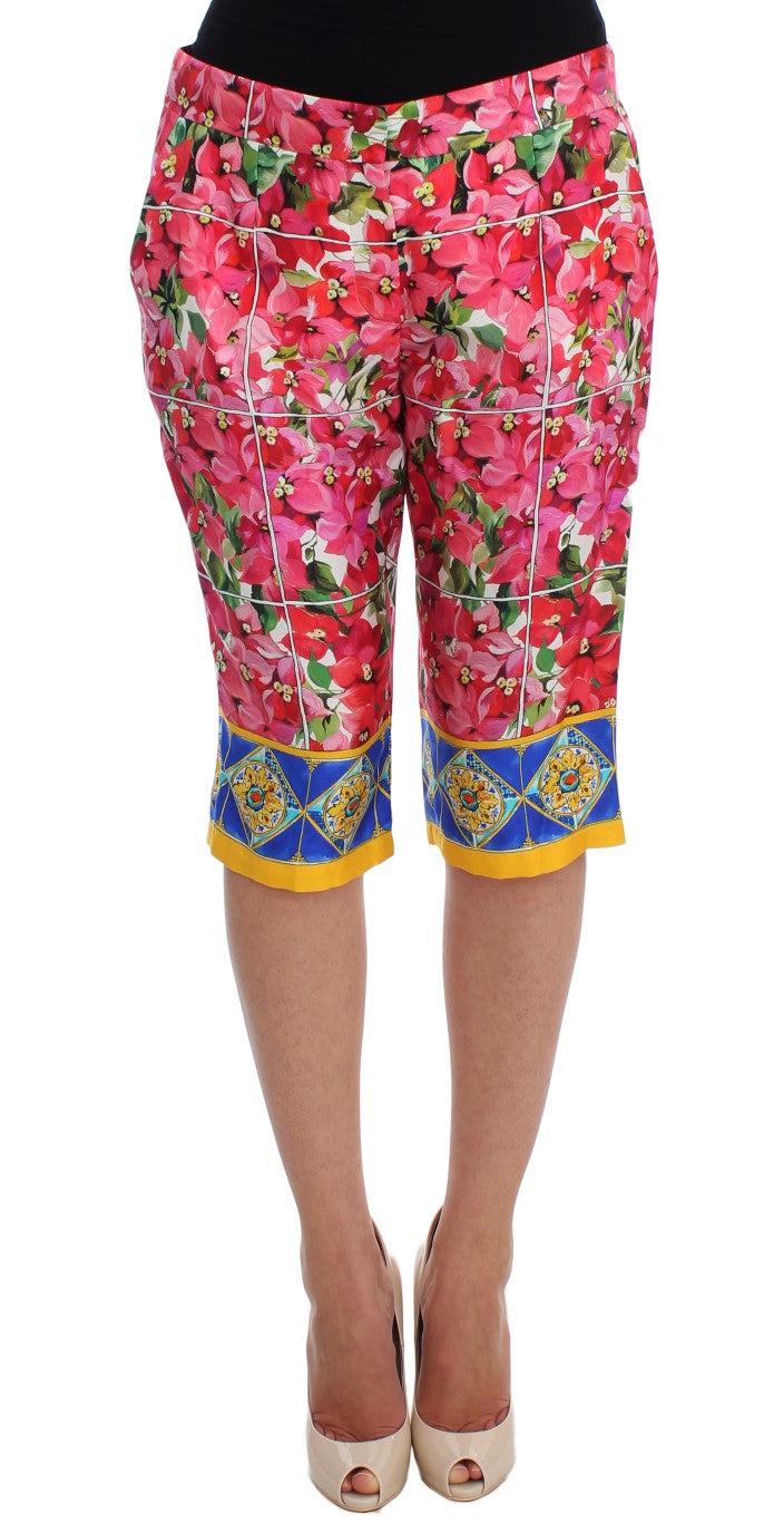 Pantalon Dolce & Gabbana capri floral multicolore