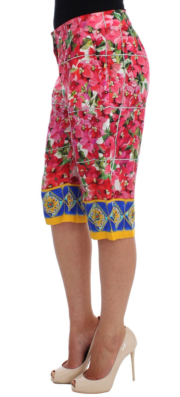 Pantalon Dolce & Gabbana capri floral multicolore