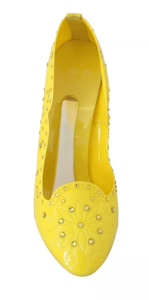 Escarpins Dolce & Gabbana Cinderella jaunes