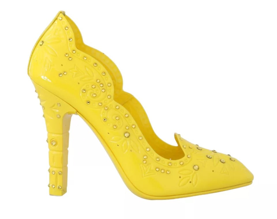 Escarpins Dolce & Gabbana Cinderella jaunes