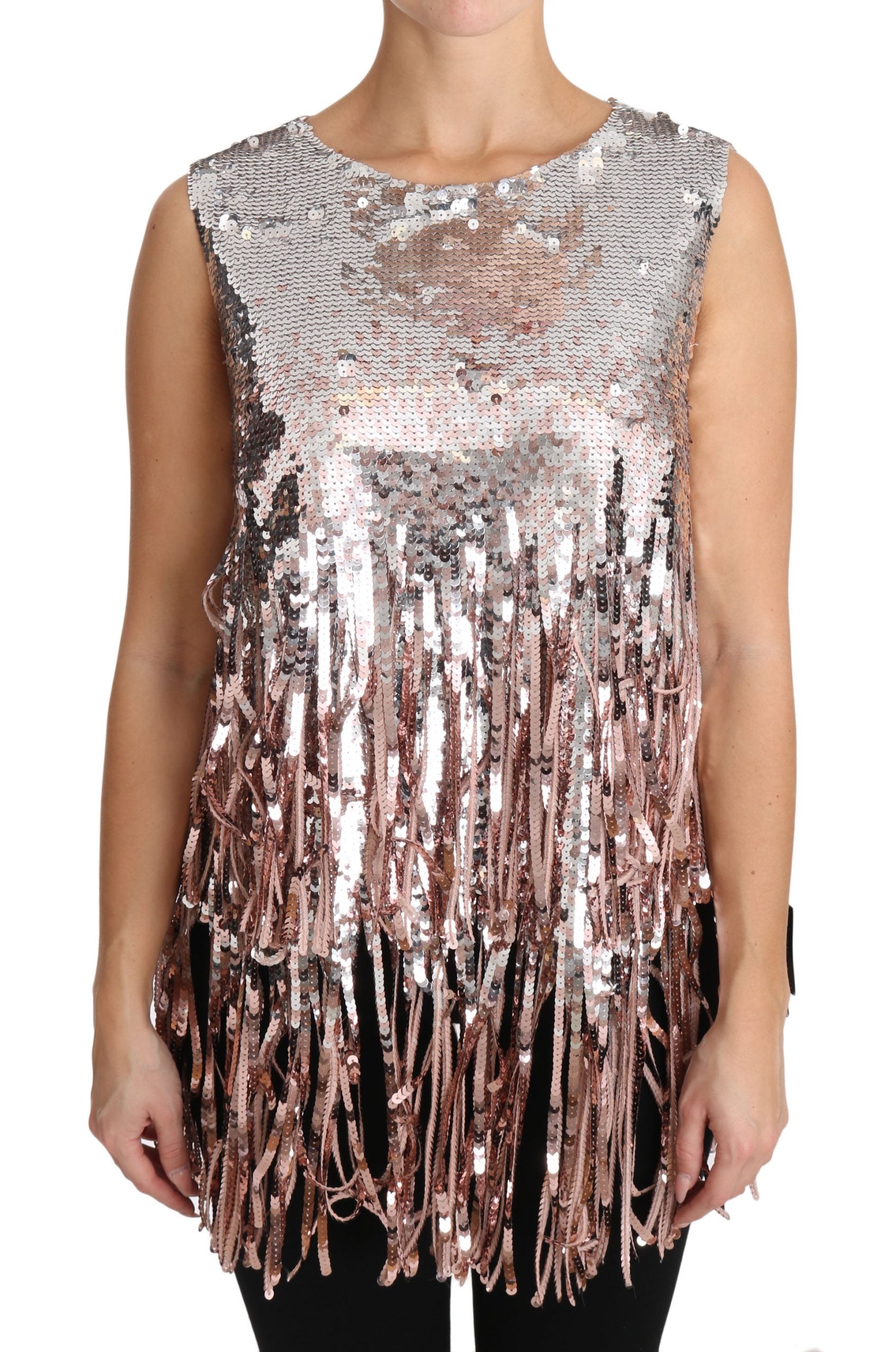 Débardeur Dolce & Gabbana golden pink