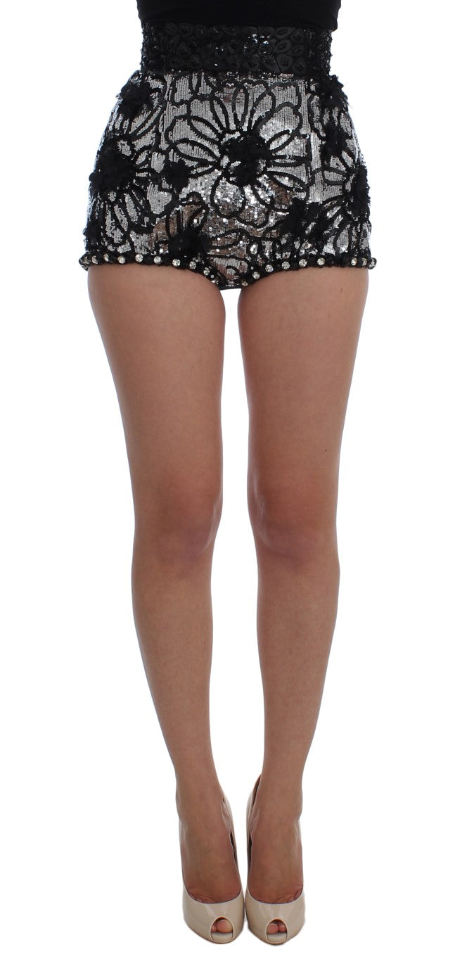 Shorts Dolce & Gabbana haute taille noirs