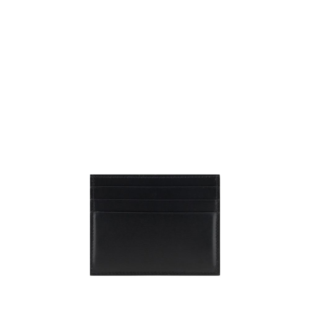 Porte-cartes Ferragamo en cuir noir