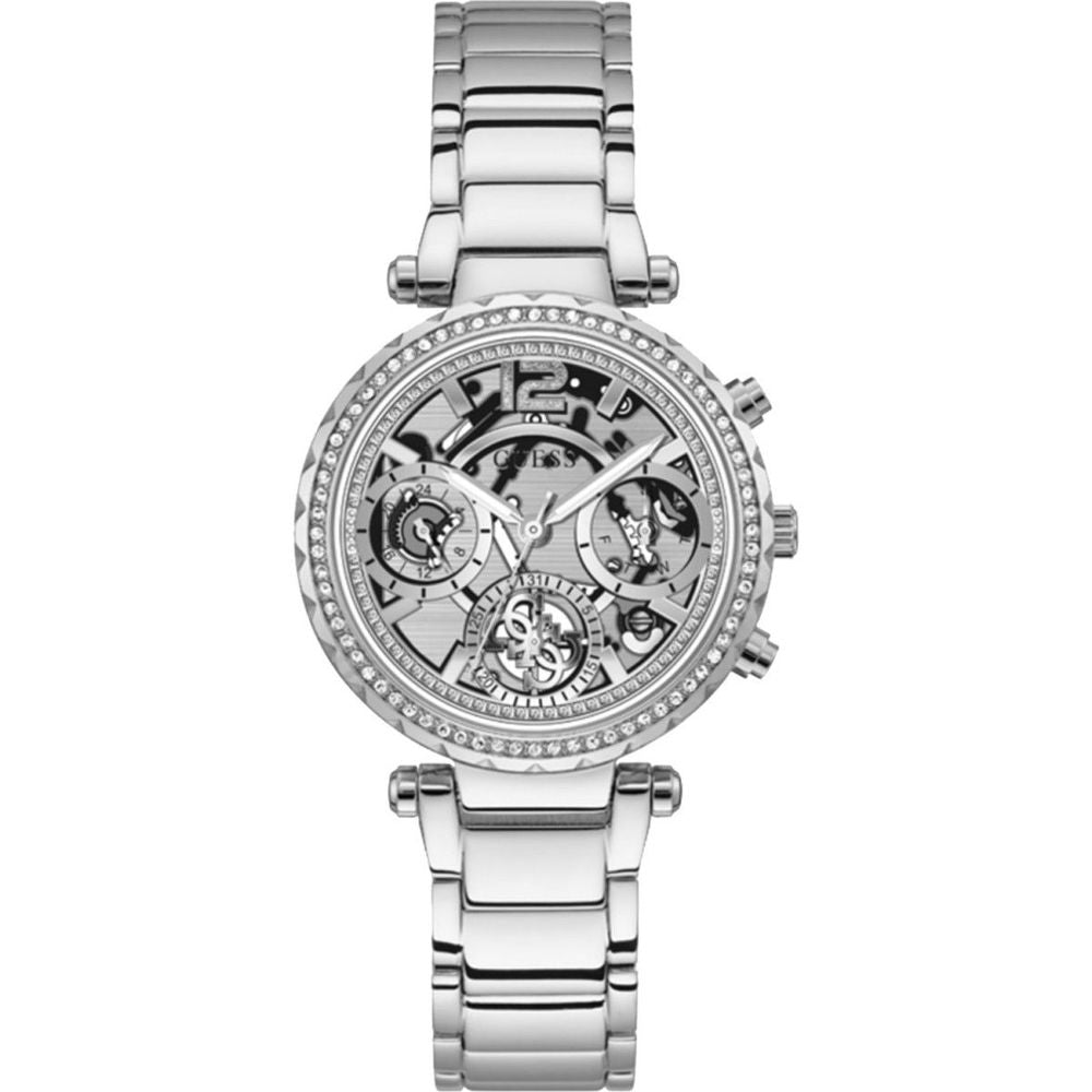 Montre gris acier inoxydable