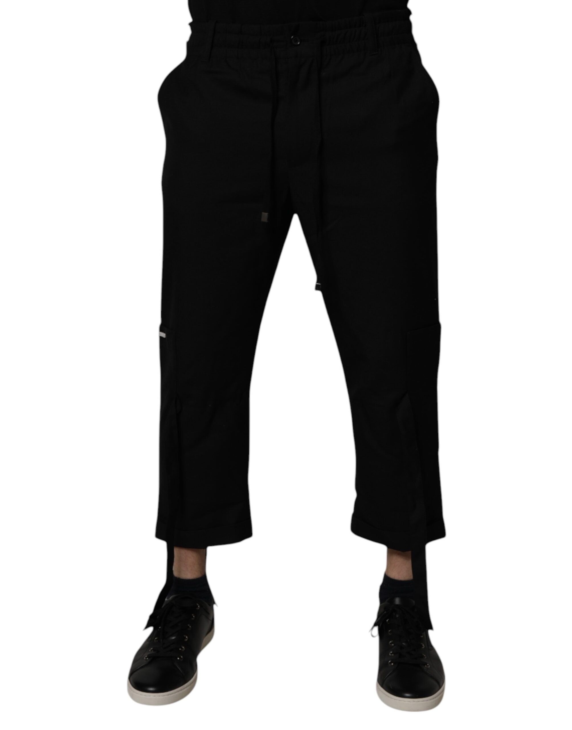 Pantalons DOLCE & GABBANA cropped noirs