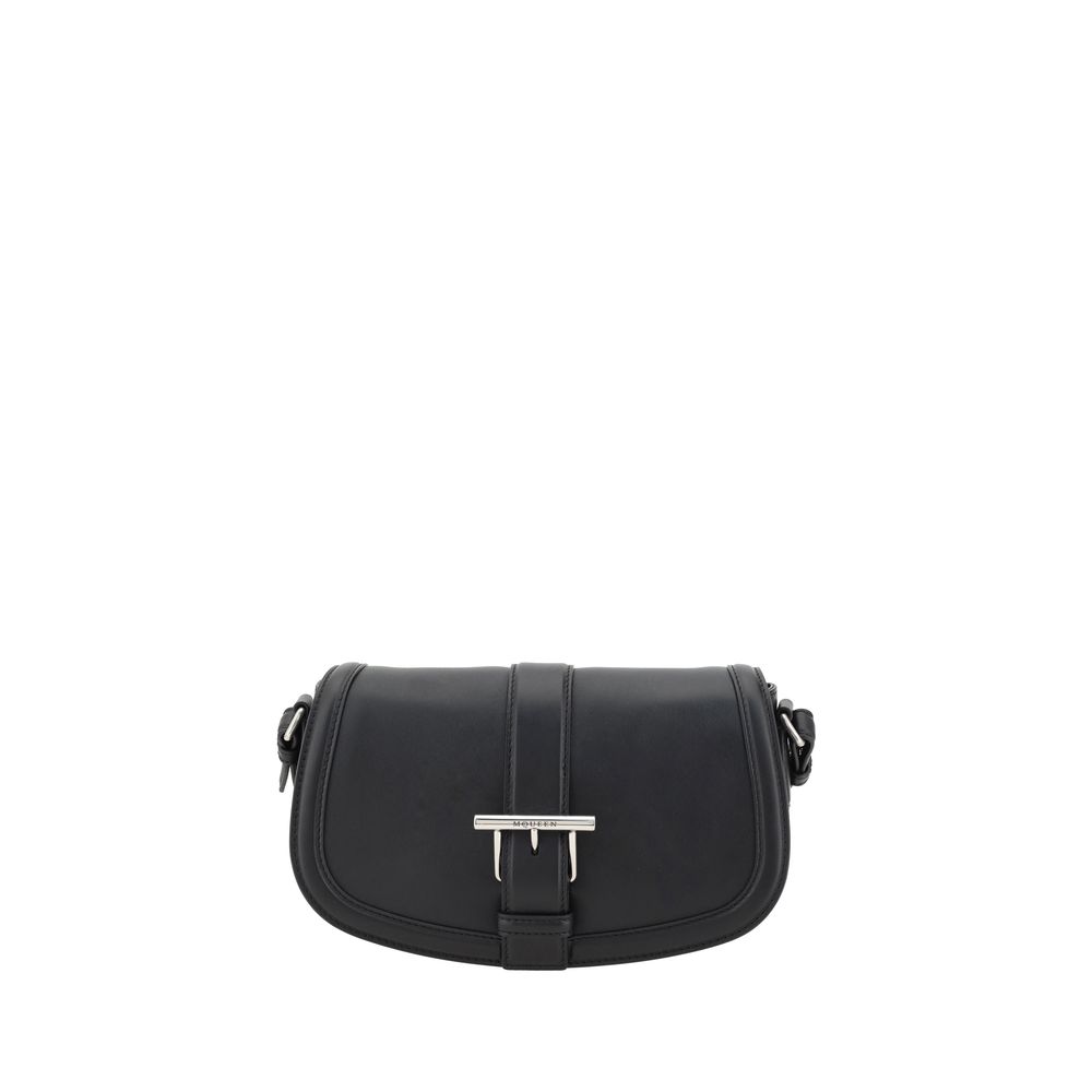 Sac T-Bar Satchel Alexander McQueen noir