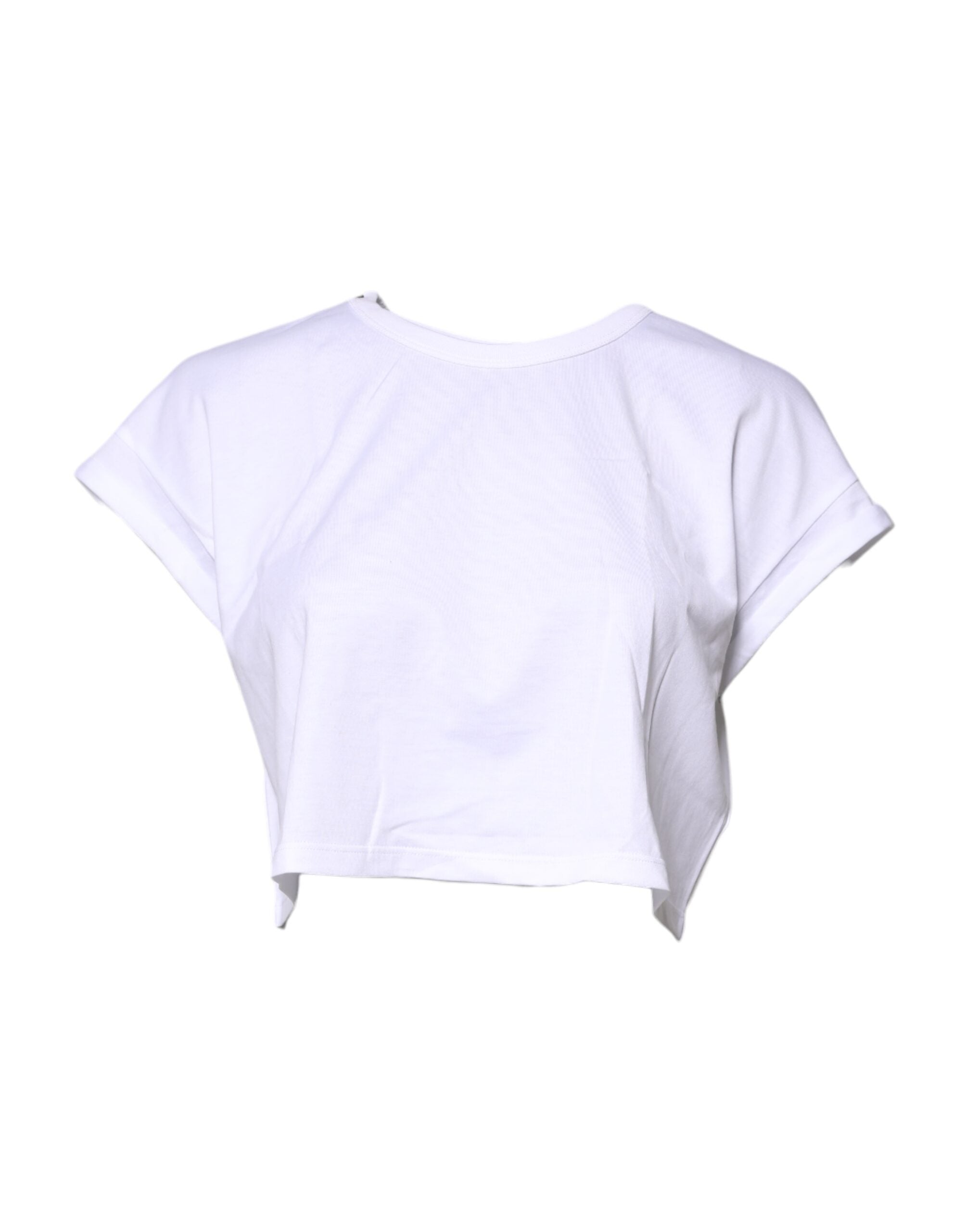 T-shirt Dolce & Gabbana cropped blanc