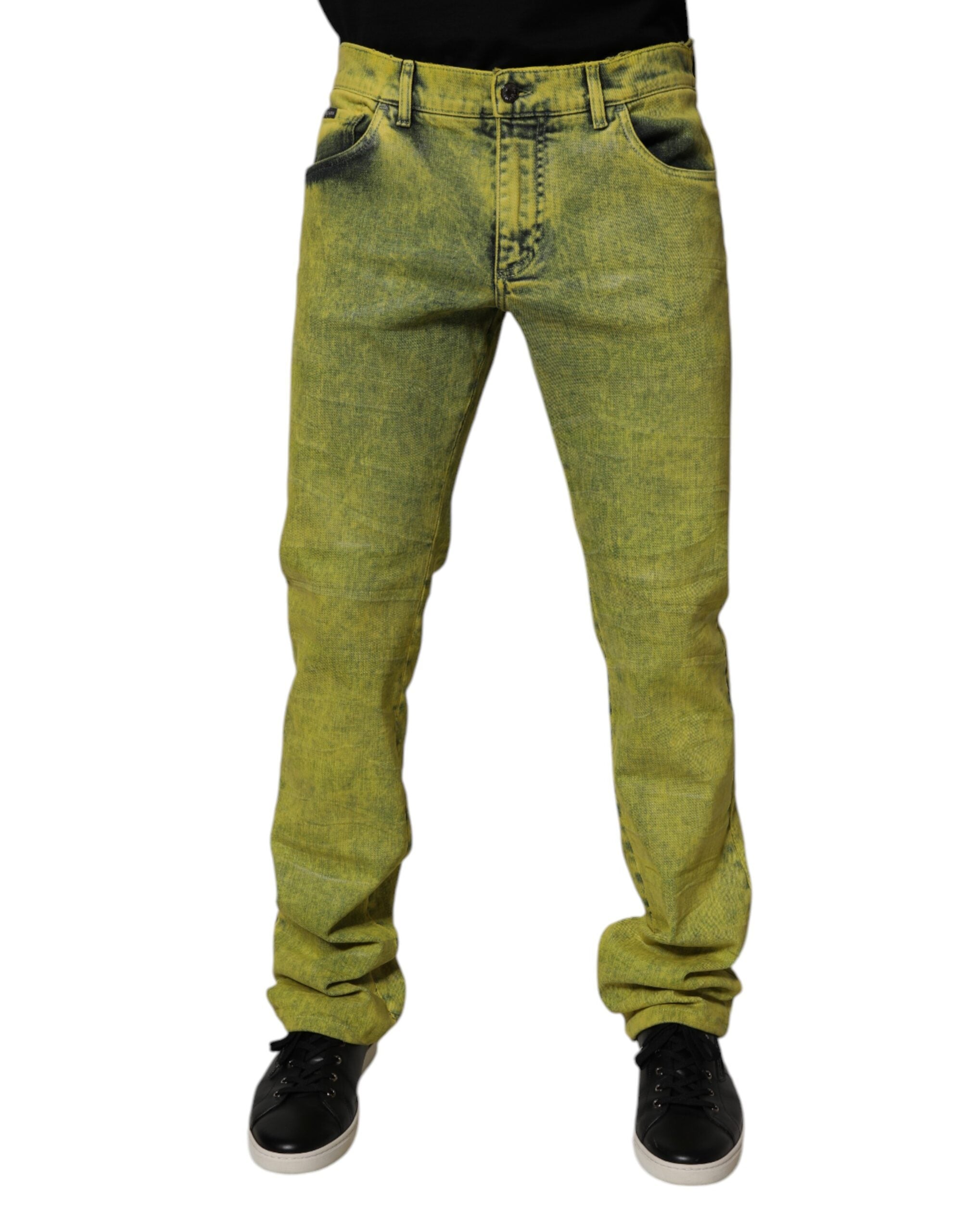 Jeans Dolce & Gabbana skinny jaunes