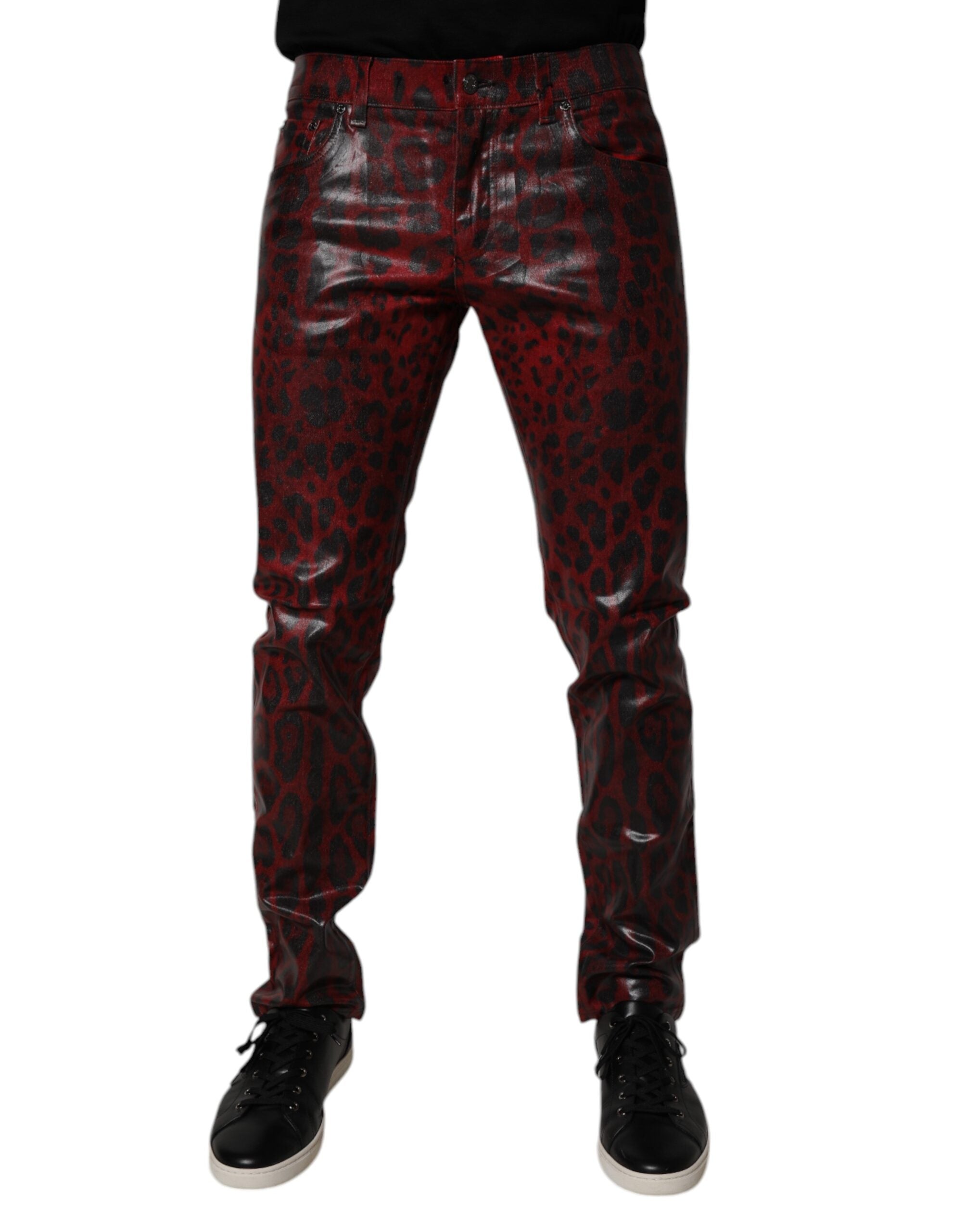 Jeans Dolce & Gabbana skinny rouge