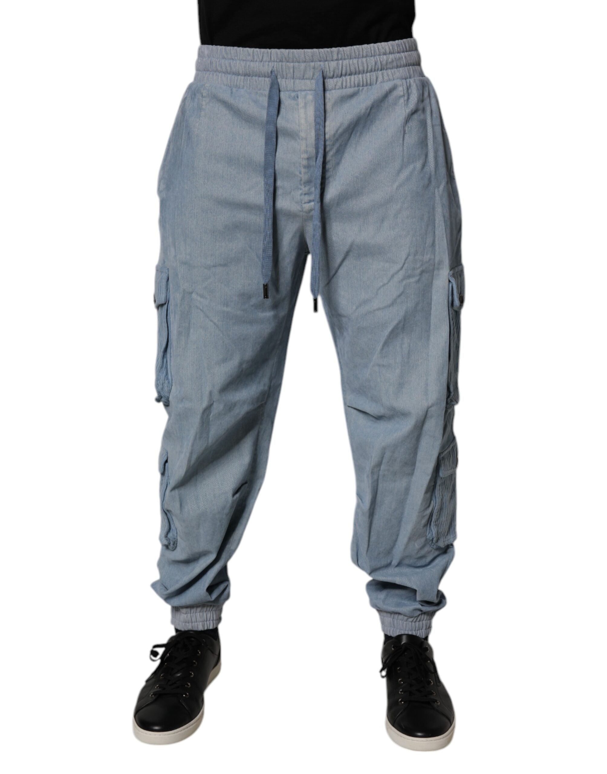 Pantalon jogger Dolce & Gabbana bleu clair