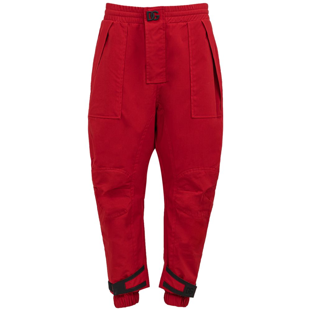 Pantalons Dolce & Gabbana Cargo rouges