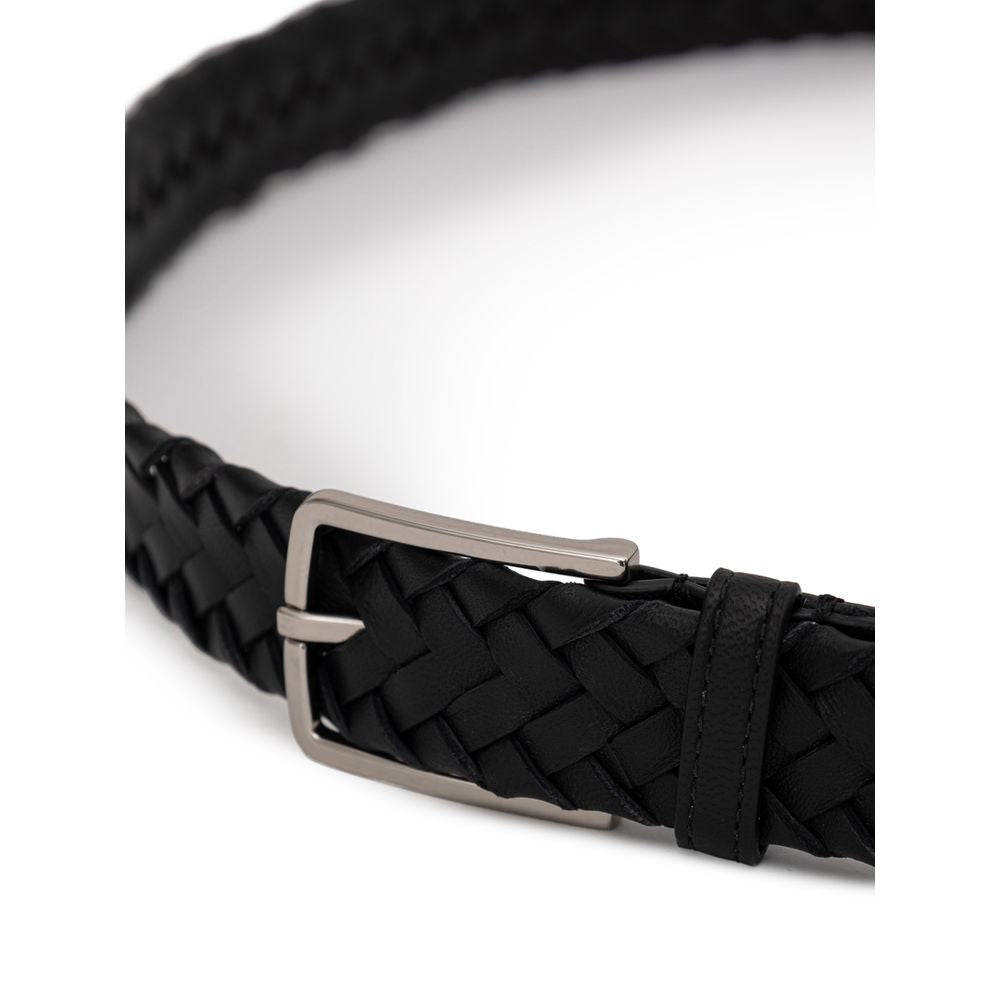 Ceinture Bottega Veneta Intrecciato noire
