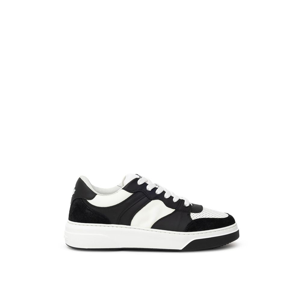 Baskets Dsquared2 Bumper blanches et noires
