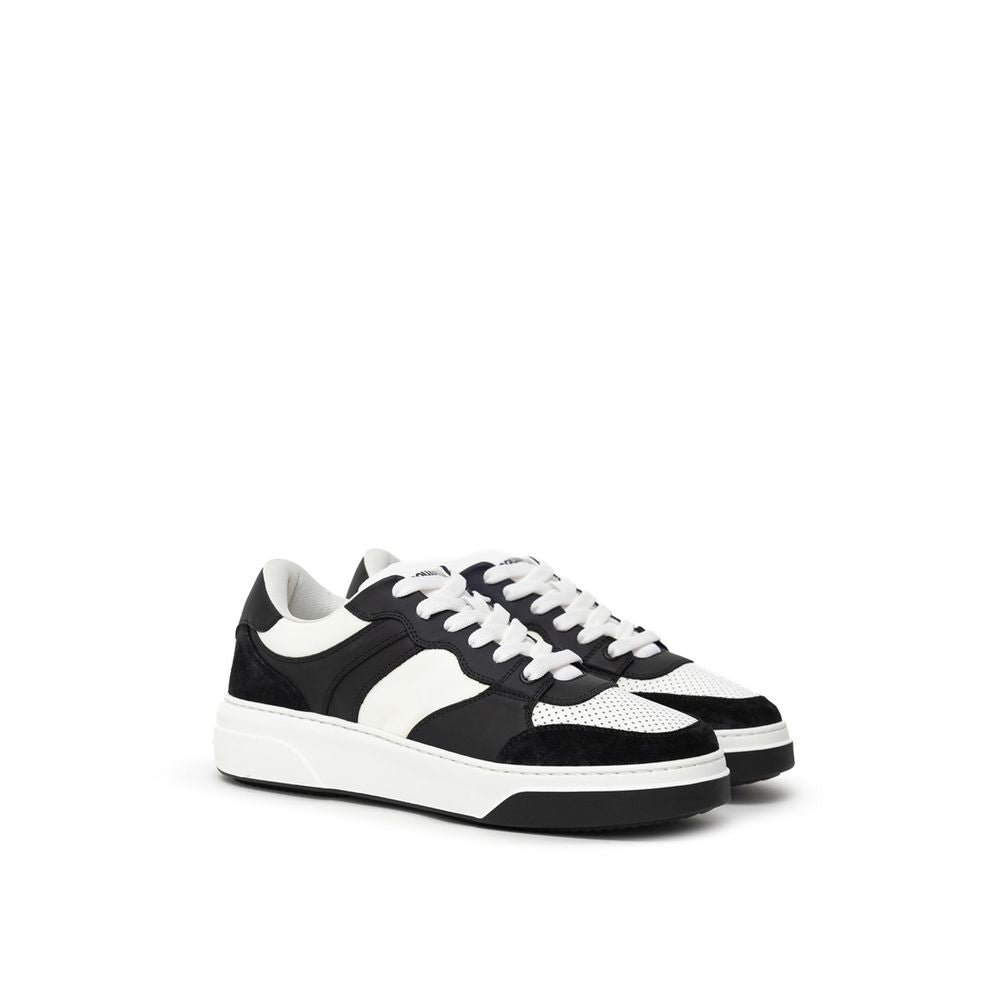 Baskets Dsquared2 Bumper blanches et noires