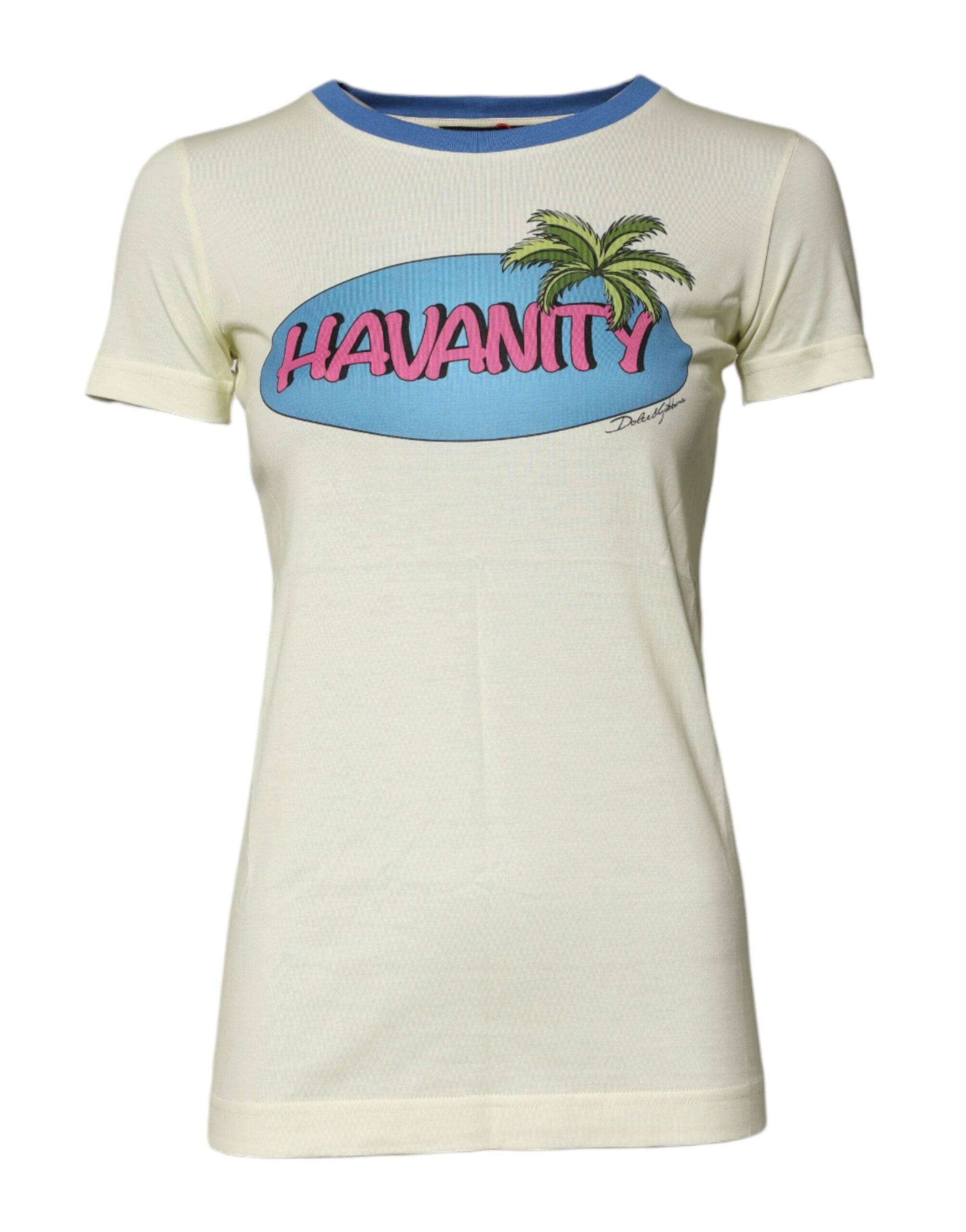 T-shirt Dolce & Gabbana HAVANITY jaune clair