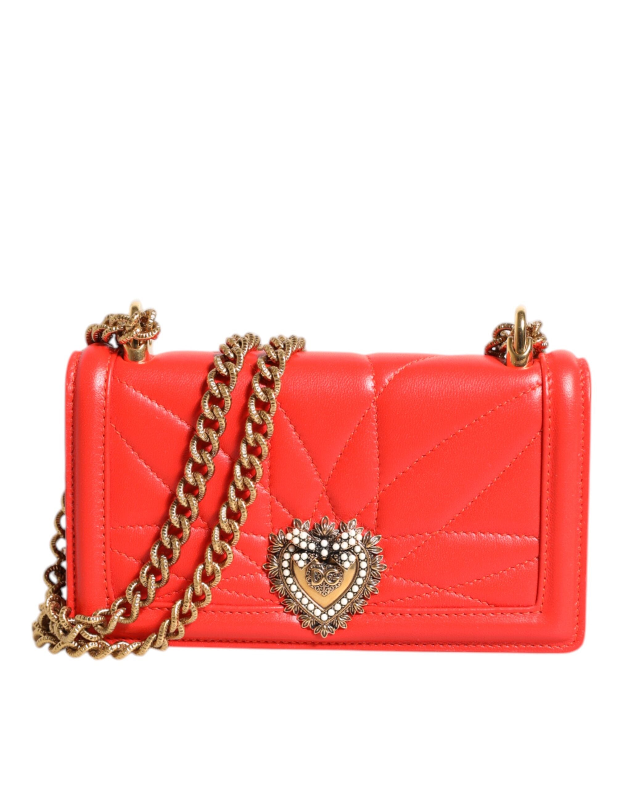 Sac à main Dolce & Gabbana Devotion rouge
